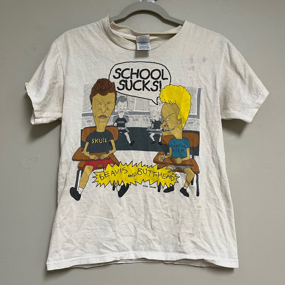 Beavis and Butthead Distressed True Vintage Tee